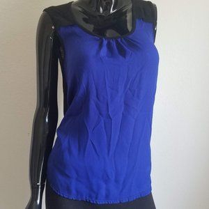 Royal Blue Sleeveless Blouse